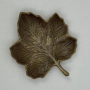 BOWL MINI LEAF ANTIQUE BRASS (739624/AB)
