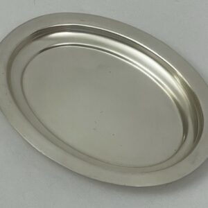 SNACK PLATE OVAL PLAIN