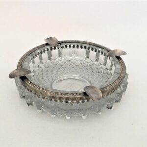 ASHTRAY CRYSTAL ROUND LARGE (ST-97)