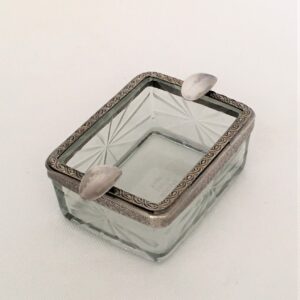 ASHTRAY CRYSTAL SQUARE (14106)