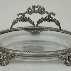 SOAP DISH BOW & ROSES