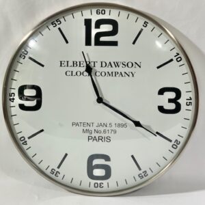 CLOCK WALL BUBBLE GLASS
