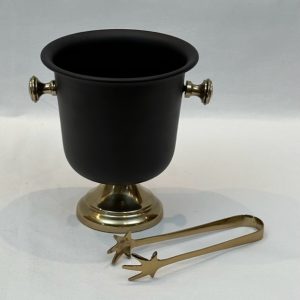 ICE BUCKET & TONGS RAVEN (73-461-17)