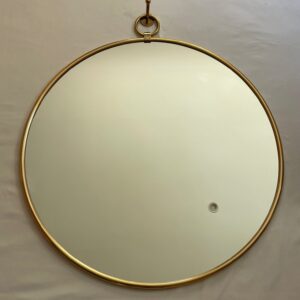 MIRROR ROUND CLASSIC W/HOOK ANT BR XXL (71-994-93)