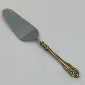 CAKE SERVER ANTIQUE BRASS (ABSR1755A)
