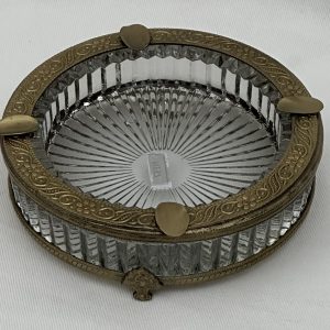ASHTRAY BORDEAUX ANTIQUE BRASS (N187)