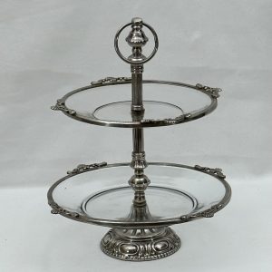 PATISSERIE 2 TIER BORDEAUX (N125)
