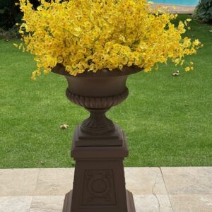 FLOWER POT CHOCOLATE BROWN (YA0099-1)