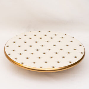 CAKE PLATE X LARGE WITH HAPPY BEES(54-964-38)
