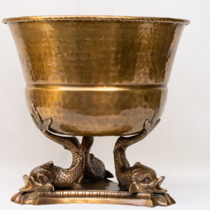 WINE COOLER SEXY FISH A/BRASS (320008/AB)
