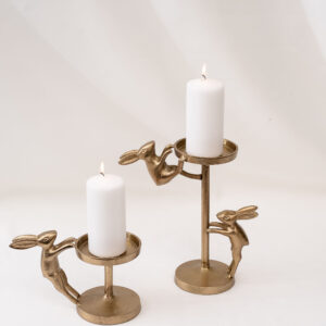 CANDLE PILLAR BUNNY SMALL (S-8273)