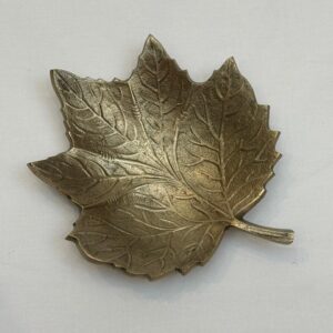 BOWL AUTUMN LEAF A/BRASS (32632AB)